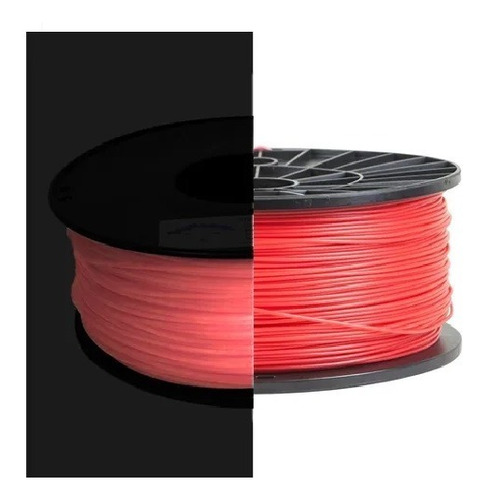 Filamento Rollo 0,5kg Abs - Abs3-500-luz-rojo   3mm