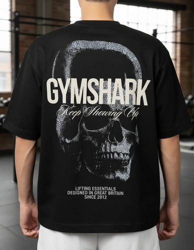 Playera Oversize Gymshark Keep Showing Up | Meses sin interés