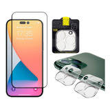 Vidrio Protector + Camara Trasera Para iPhone 12 Mini 