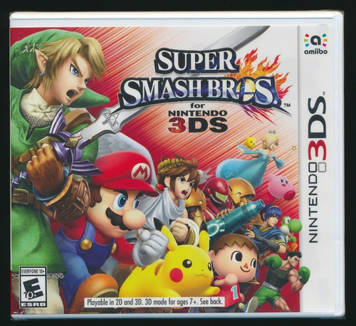 Super Smash Bros ( Nintendo 3ds, 2014) Nuevo En Caja Sellada