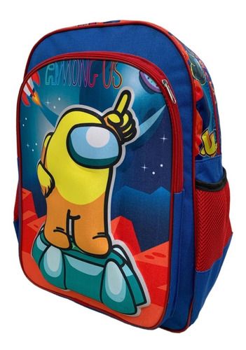 Mochila -among-us- 3d Escolar Primaria Gde M-55 Envio Gratis