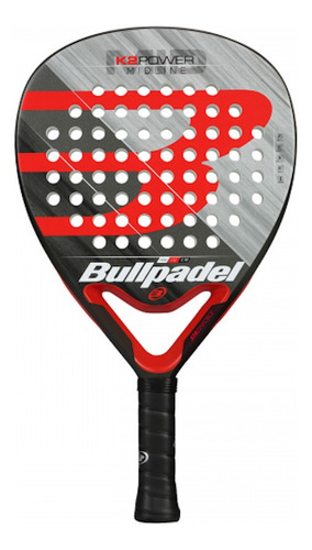 Paleta De Pádel  Bullpadel K2 Power 2019 Color Negro/rojo