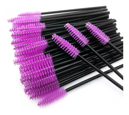 Kit X 50 Peine Cepillo Rimmel Para Cejas Extensión Pestañas 