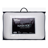 Kit 2 Travesseiro Antialérgico Visco  Nasa Ice Refrescante