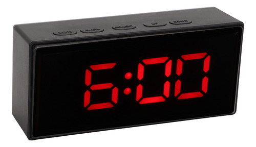 Reloj Despertador Digital Con Espejo, Pantalla Led Inteligen