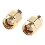 6 X 2x Terminal Tapa Carga Simulada 2w 50ohm Chapado En Oro