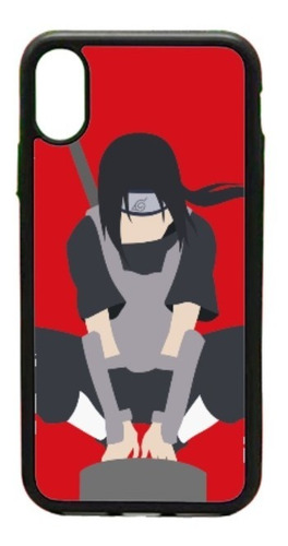 Funda Protector Para iPhone Itachi Red Ninja Naruto Anime