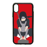 Funda Protector Para iPhone Itachi Red Ninja Naruto Anime