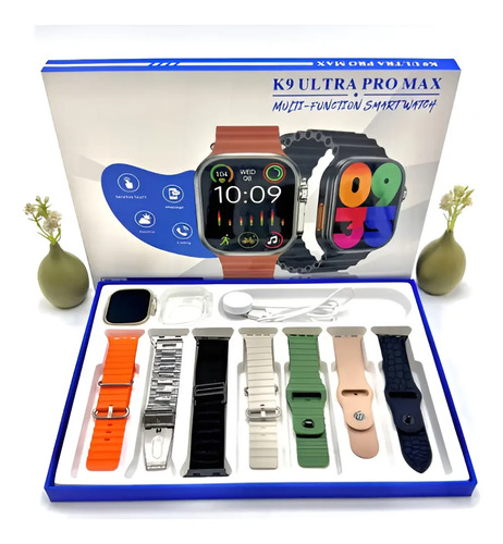 Smartwatch K9 Ultra Pro Max 7 Em 1 Faz E Recebe Ligações