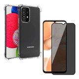 Kit Capa Capinha Para Galaxy A32 4g + Pelicula Privacidade