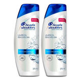 Pack 2 Shampoo Head & Shoulders Limpieza Renovadora 375 Ml