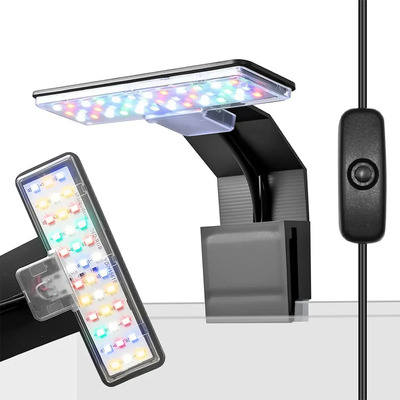 Lámpara Para Peceras Acuarios Luces Led RGB Tres Colores Temperatura Brillo Ajustable De Impermeabilidad Ip68, Perfecta Para Iluminar Pecera | MercadoLibre