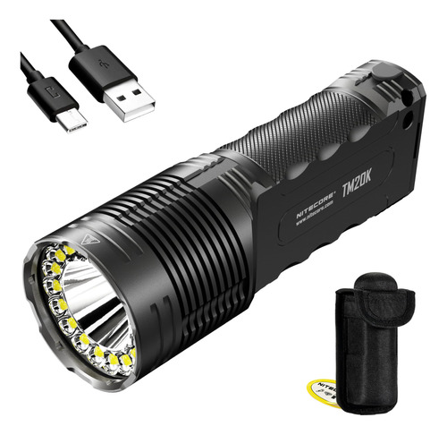 Linterna Led Recargable Usb-c Nitecore Tm20k 20,000 Lm Con N