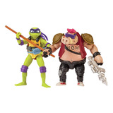 Tortugas Ninja Battle Pack Figura + Villano + Accesorios