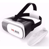 Óculos De Realidade Virtual 3d + Controle Bluetooth - Vr Box