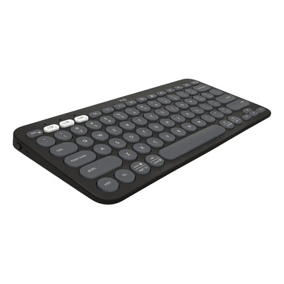 Teclado Bluetooth Logitech Pebble Keys 2 K380s Grafito Idioma Español | Envío gratis