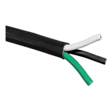Cable Uso Rudo Negro Cal. 3x10 100 Mtrs Argos Flexible 