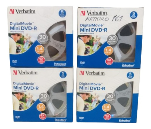 Verbatim Mini Dvd-r Digital Movie 30min 1.4gb 4x  (20u)