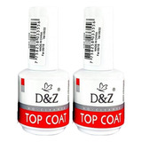 Top Coat D&z Blindagem Unhas Gel Led Uv Manicure 2 Unid Dez