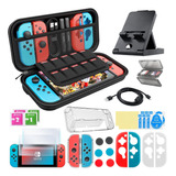 Estuche,maletín Nintendo Switch Oled 22 Con Kit D Accesorios