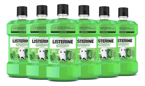 Listerine Smart Rinse - Enjuague Bucal Para Ninos, Aceptado 