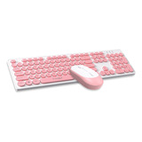 Keyboard Suit Teclado Inalámbrico Wide T-wolf Tf770 Rosa