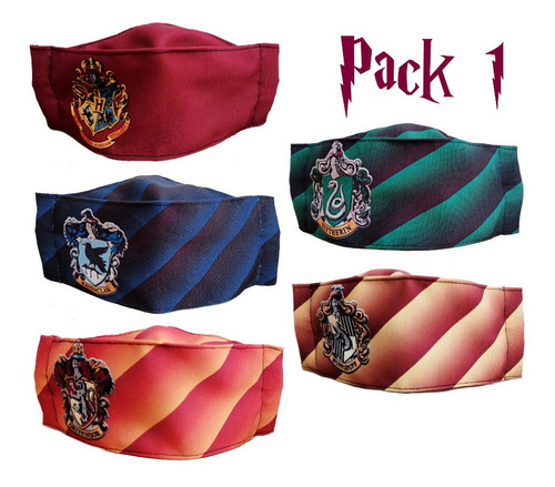 5 Cubrebocas Harry Potter