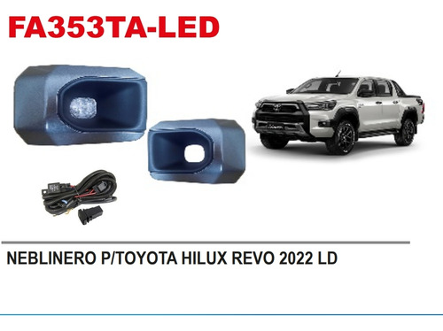 Neblinero Led Toyota Hilux Revo 2022 - 2023 Foto 2