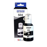 Botella Epson Ecotank 504 Negra Serie L 127ml T504120-a