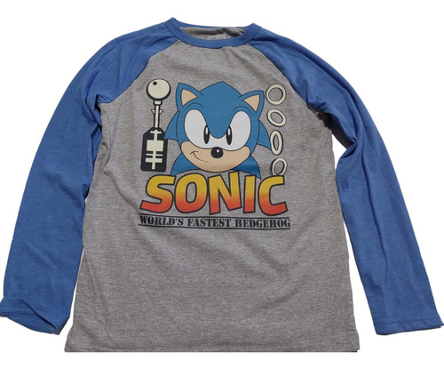 Playera Sonic Worlds Fastest Hedgehog Original