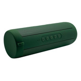 Parlante Bluetooth Impermeable Con Linterna Led Color Verde