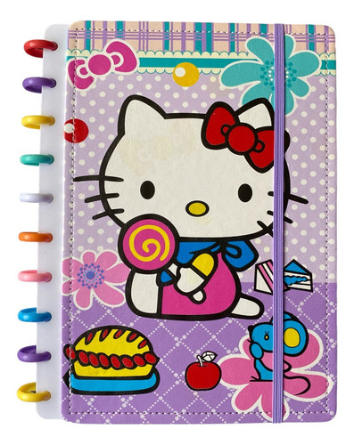 Super Cuaderno Profesional Hello Kitty Kuromi Kawaii Cuadro