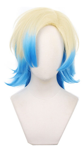 Blue Lock Caesar Halloween Cosplay Peluca Largo Pelo 60cm