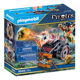 Playmobil Pirata Con Cañón Lanza Calaveras Batalla #70415