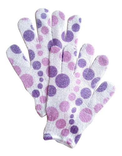 Guantes Exfoliantes X Par Estampados P/exfoliacion Ducha