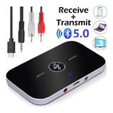 Bluetooth 5.0 Transmisor Receptor Adaptador De Audio Inalámb