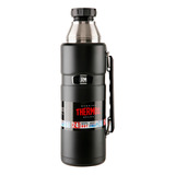 Termo Liquido King Acero Inoxidable Thermos 1,2 Litros Negro