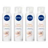 Desodorante Aero Nivea 150ml Fem Tom Natural - Kit C/ 4un