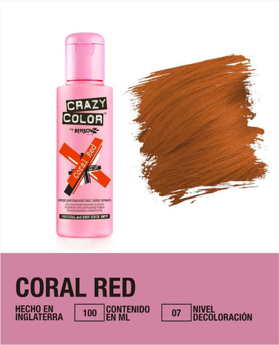 Crazy Color Tinte Semipermanente - mL a $690