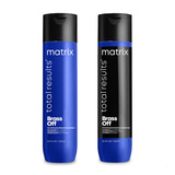 Matrix Kit Shampoo + Acond Brass Off Matizador Azul 