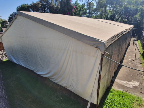 Carpa De 12m X 30m Con Cortinas Laterales, Estructura Y Lona