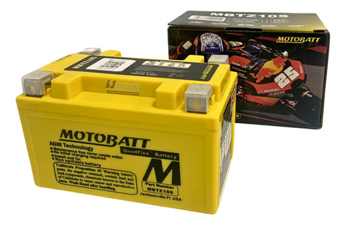 Bateria Motobatt Mbtz10s 8,6ah. Bmw S1000rr Cbr1000 600rr/f