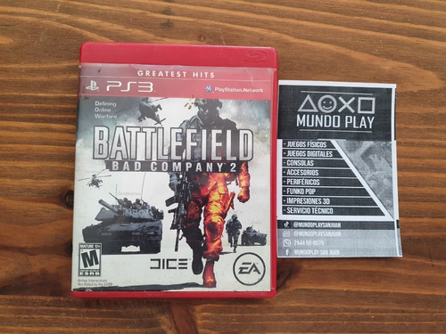 Battlefield Bad Company 2 Ps3 Fisico Usado