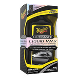 Kit Meguiars Ultimate Liquid Wax G-18216 Cera Liquida, Cera, Toalla Y Espoja Aplicadora