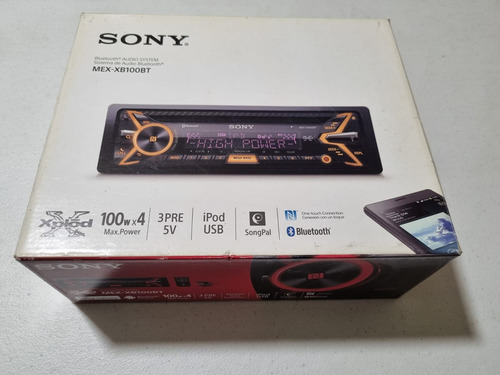 Auto Estéreo Sony Mex Xb100bt 100w, Salida Usb, Bluetooth.