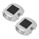 2 Unidades De 6 Luces Solares Led Para Road Ground Jar