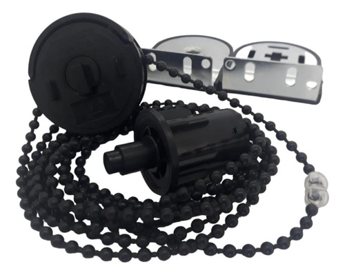 Kit Sistema Para Cortina Roller 32mm Negro