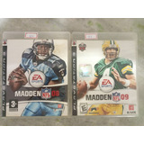 Jogo Sony Ps3 Combo Madden Nfl Original Lote184