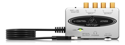 Behringer Uca202 Interface De Audio 2 Canales De Rca A Usb