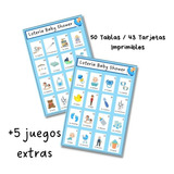 Imprimible Loteria Baby Shower 50 Tablas Formato Pdf Azul